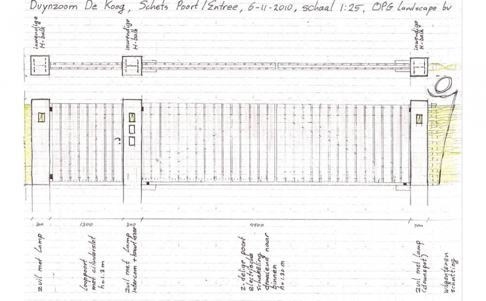 Ontwerp voor de entreepoort